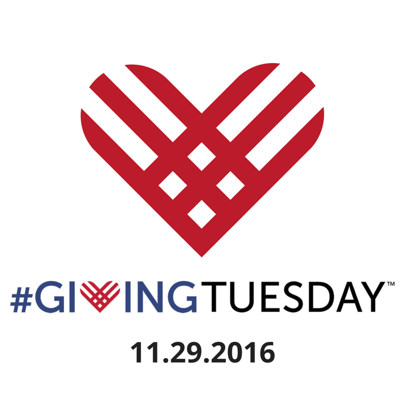 Logo for Giving Tuesday on November 29th, 2016