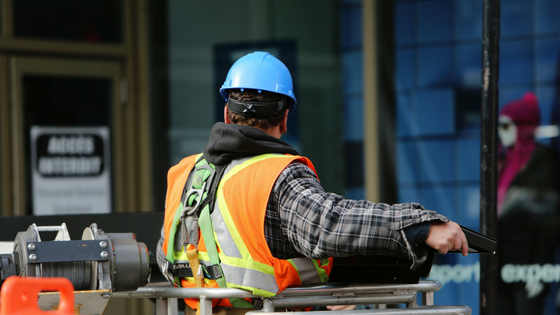 Photo of construction worker